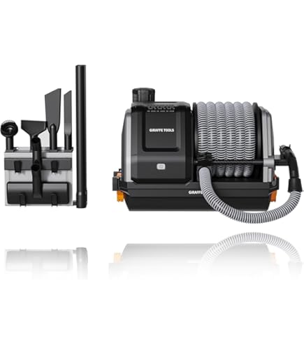 Amazon.com: Giraffe Tools Grandstorm Retractable Vacuum with 30 FT