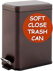 Homie Soft Close, Slim Trash Can 3.2 Gallon with