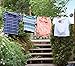 Retractable Clothesline Outdoor Drying Line | Indoor and Outdoor Portable Clothes Lines | Wall Mounted 40 Feet Attachable Laundry Line Rope | Easy Installation| Wet or Dry Clothes