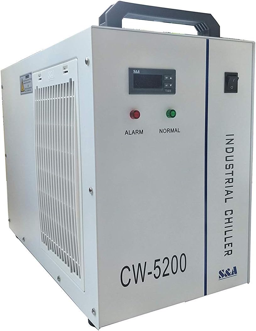 S&A Genuine CW-5000 AG 220V Water Chiller Cool 80W 100W 130W 150W CO2 Laser Tube