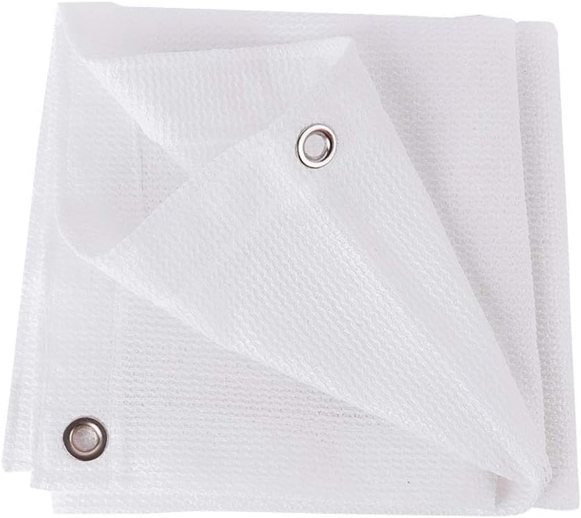 Wzhtarpaulin Garden Awning Sunscreen Tarpaulin Shade Net Balcony Green Plant Carport Multi Size Optional White Size 6x6m Amazon Co Uk Kitchen Home