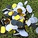 Mybbshower Black Gold White New Years Eve Paper Confetti Wedding Table Scatter Bachelorette Reception Decoration Pack of 5000 Pieces