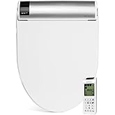 Bio Bidet BB2000 Bliss Electric Bidet Toilet Seat, Warm Water with Air Dryer, Heated Seat with Sensor and Slow Close Lid, Nig