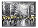 Wieco Art Paris Street View Extra Large Modern Contemporary Cityscape Canvas Print of Oil Paintings Artwork Decorative Landscape Canvas Wall Art for Home Decorations Wall Decor 48