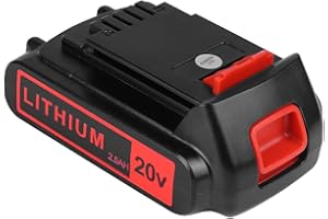 KINGTIANLE 2.5Ah 20V Max Lithium Battery Replacement for Black and Decker 20V Lithium Battery LBXR20 LBXR20-OPE LB20 LBX20 LBX4020 LB2X4020 Cordless Tools Batteries