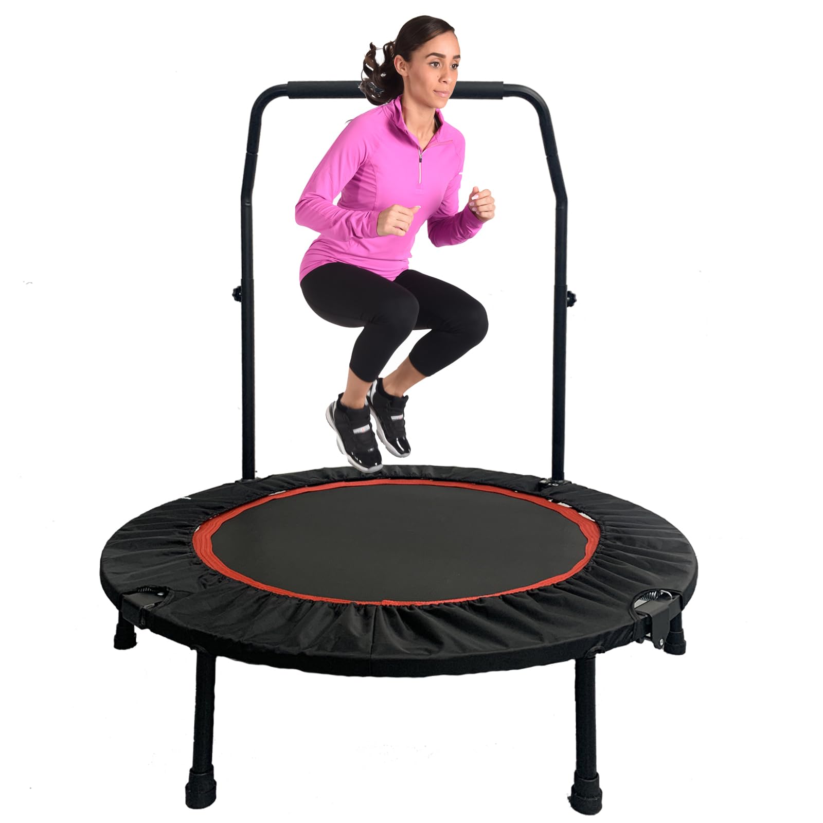 Photo 1 of **No legs, or rails with this item, Only the top portion trampoline, Minor tearing around the side, See Pictures**

PRIJESSE 40" Foldable Trampoline, 660LBS Fitnes Trampoline, Indoor/Outdoor Jumping Workouts,