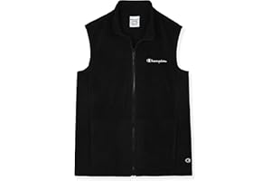 Champion Boys Polar Fleece Vest Lightweight Sleeveless Zip Front Jacket with Pockets, Kids Outdoor Layering