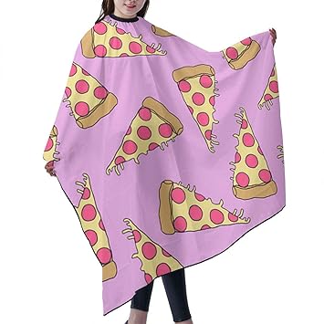Amazon Com Pizza Hair Salon Capes Polyester Haircut Apron Hair