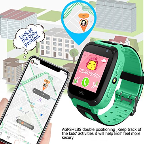 image for Synmila Kids Smart Watch Phone for Boys Girls with GPS Tracker Smart W