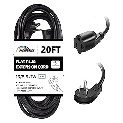 HONDERSON Flat Plug Indoor Extension Cord, UL