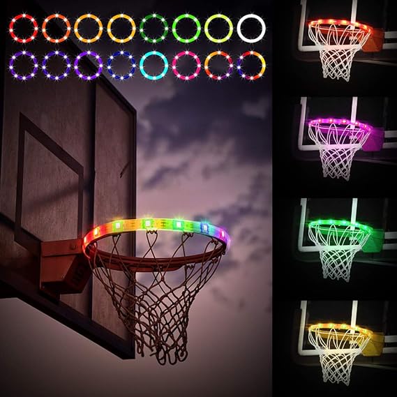 Basketball Hoop Lights Remote Control for Outdoors Basketball Rim