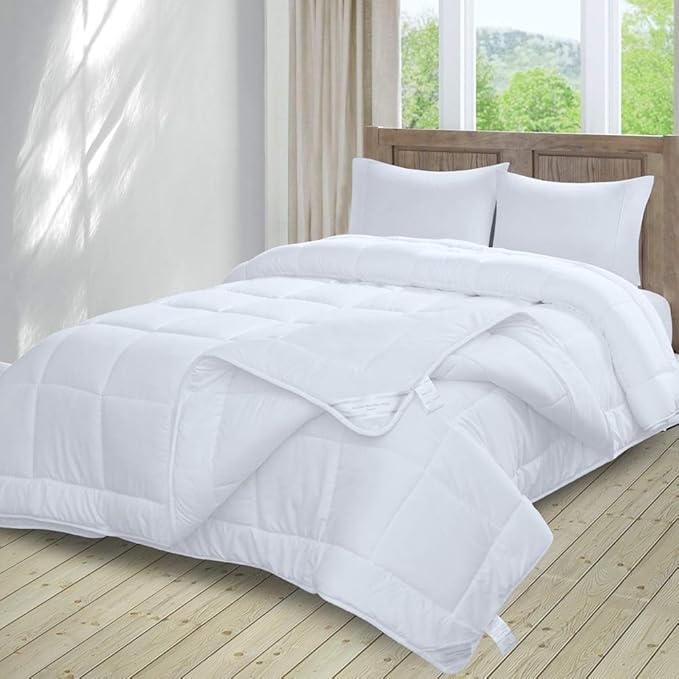FourSeason Microfiber Duvet, Double,Detachable 2 in 1 Quilts For All