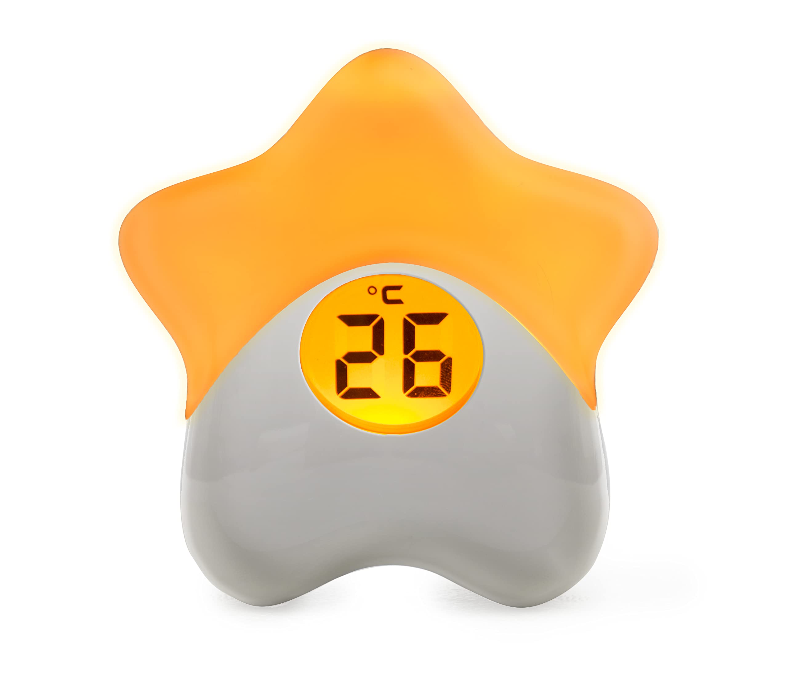 Purflo Starlight Colour Changing Baby Room Thermometer | USB Rechargeable Digital Temperature Monitor for Indoor & Nursery | One Of Your Baby Essentials