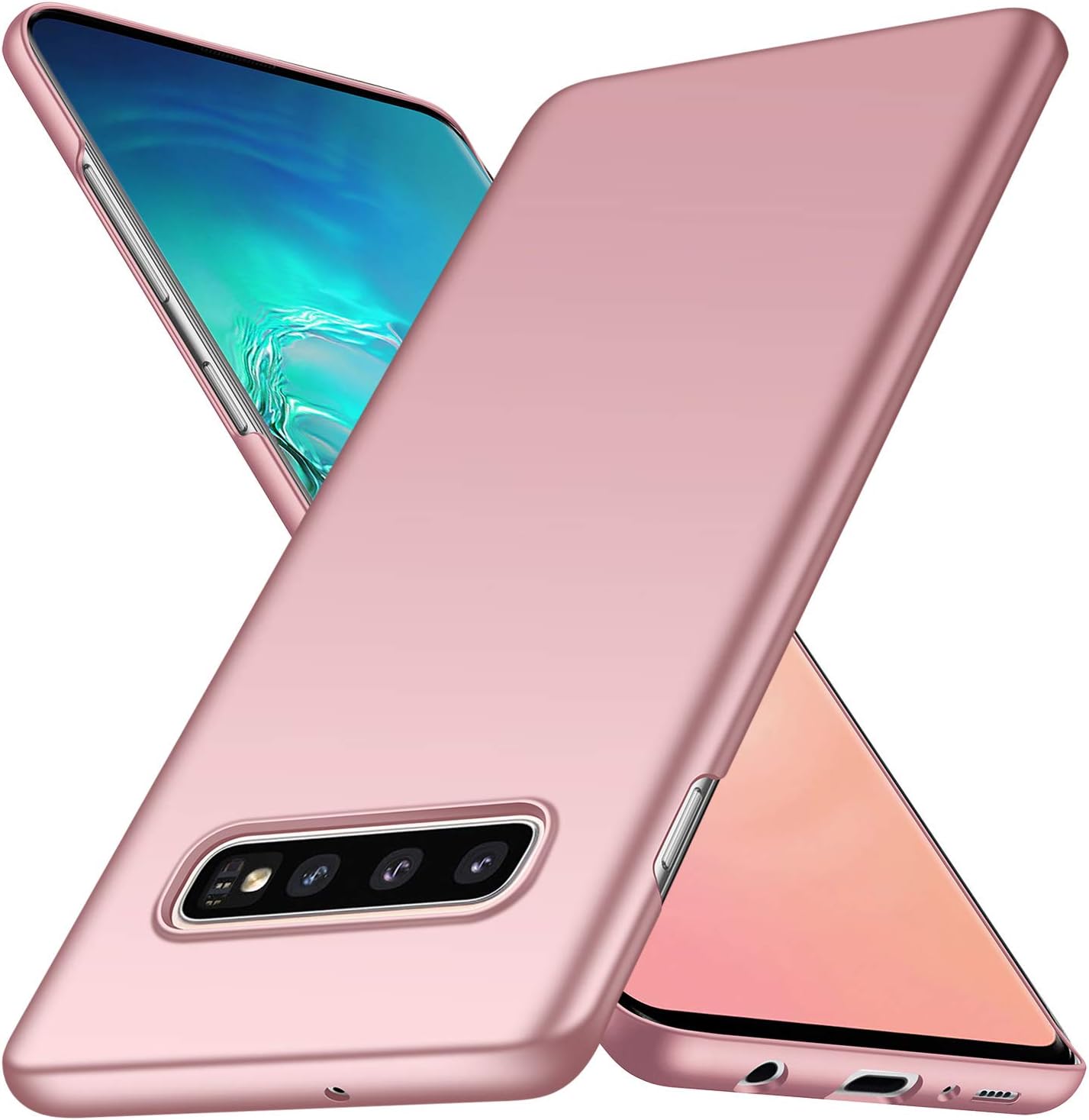 Banzn Case for Samsung Galaxy S10, Ultra-Thin Premium Material Full Protection Cover for Samsung Galaxy S10 (6.1 inch) 2019 (Rose Gold)