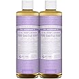Dr. Bronner's - Pure-Castile Liquid Soap (Lavender, 16 ounce, 2-Pack) - Made with Organic Oils