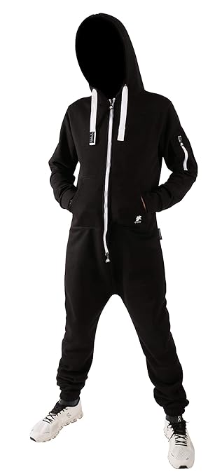 O'Poppy Herren Jumpsuit einteilig Jogging Trainingsanzug Overall