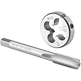 Burkit M10 X 1 Tap and Die Set Left Hand, M10 x 1.0