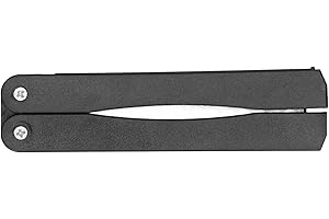 Knife Sharpener, Double Sides Fan Shape Folding Mini Portable Whetstone with Sturdy Black Silicon Carbide, for Outdoor Garden