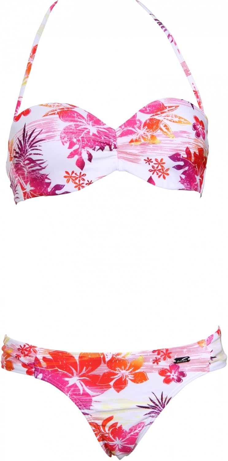 Venice Beach BadeBikini Kim, weißbunt, C40 Amazon.de Bekleidung