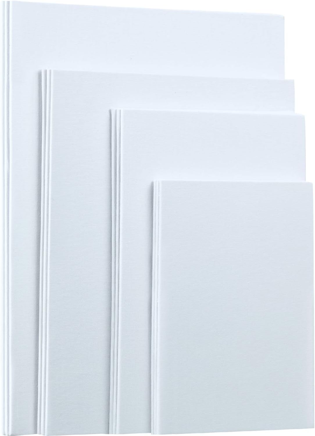 12 Pieces Canvas Panels Boards White Artist Stretched Canvas Blank Painting Canvas for Oil
