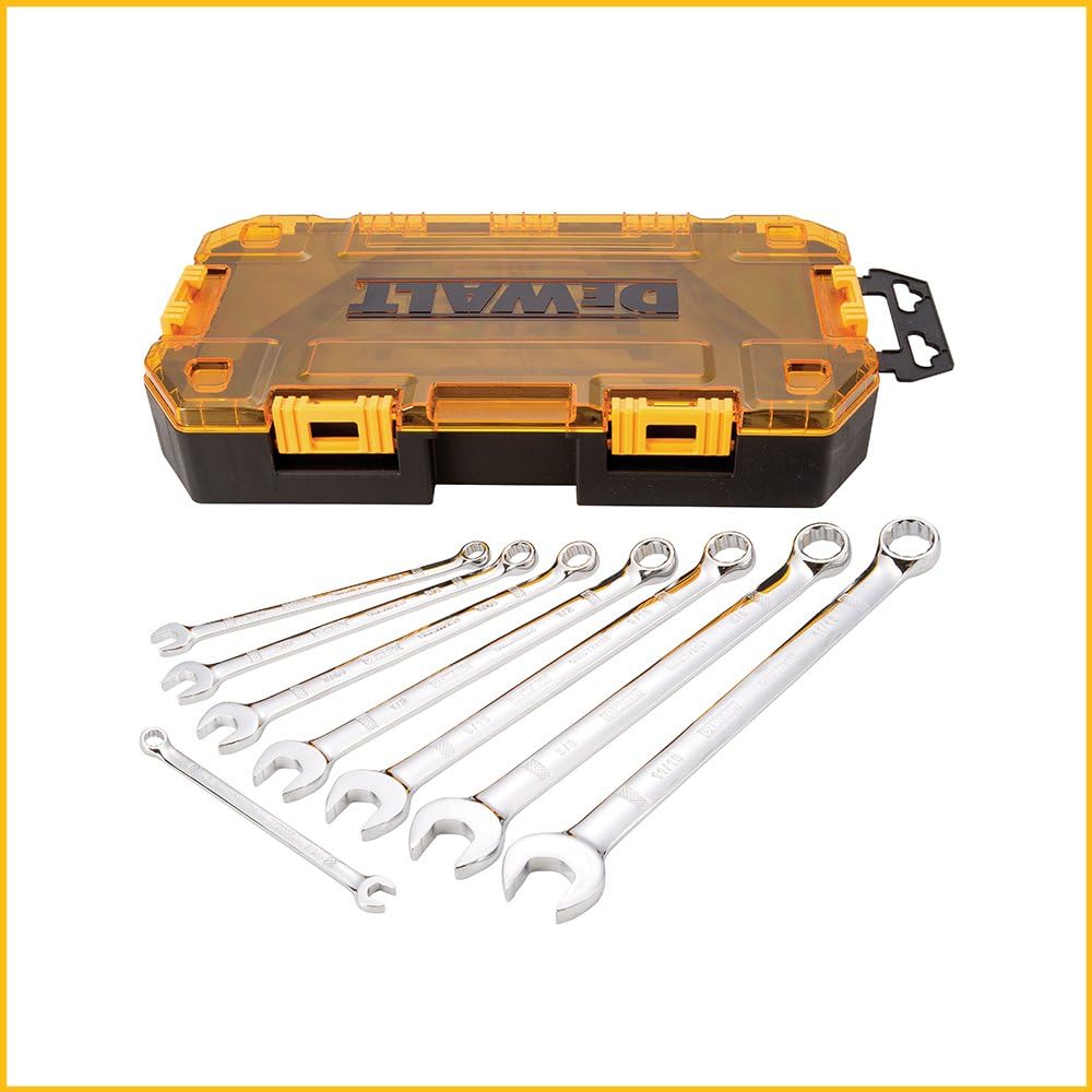 DEWALT 8 Piece Combination Wrench Set