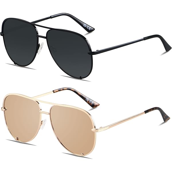 Amazon.com: Vanolu Retro Rimless Women Aviator Sunglasses  display picture 2
