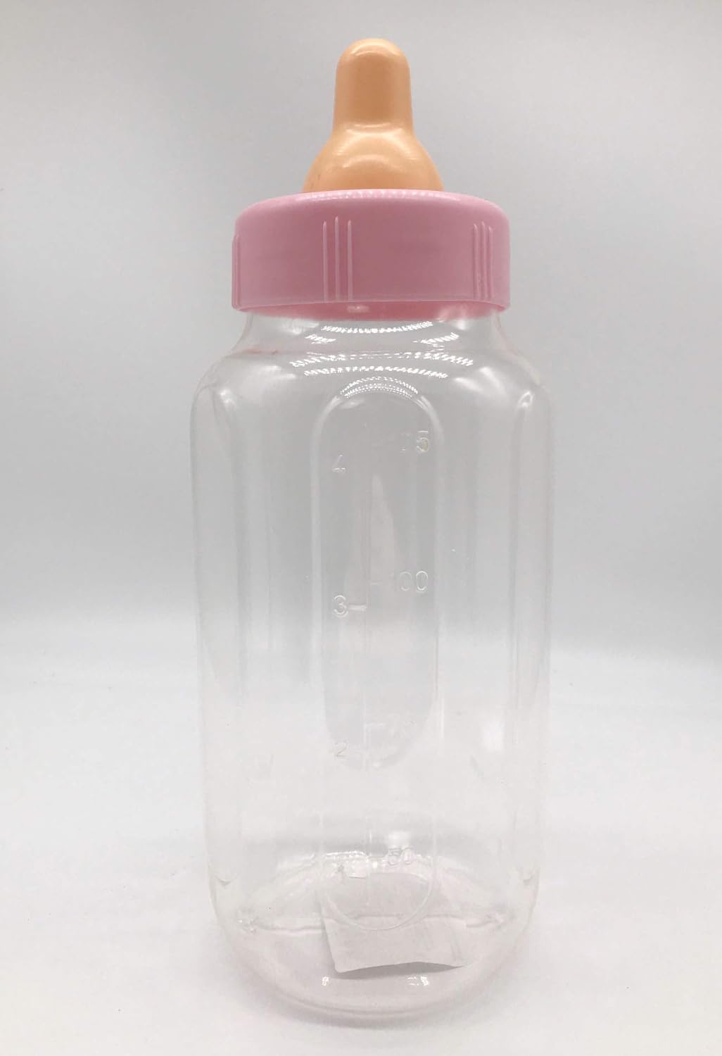 Pink Large Baby Bottle For Baby Showers Baby Shower Game Fill With Coins Pink Large Baby Bottle For Baby Showers Baby Shower Game Fill With Coins