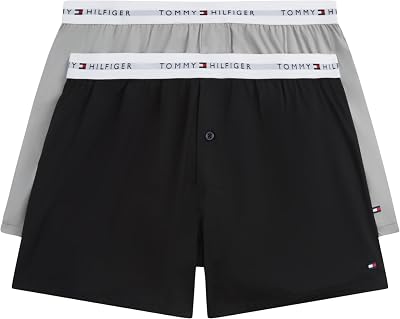 Boxer tissé 2P pour Homme UM0UM03871, Multi (Noir/Argent Antique), M