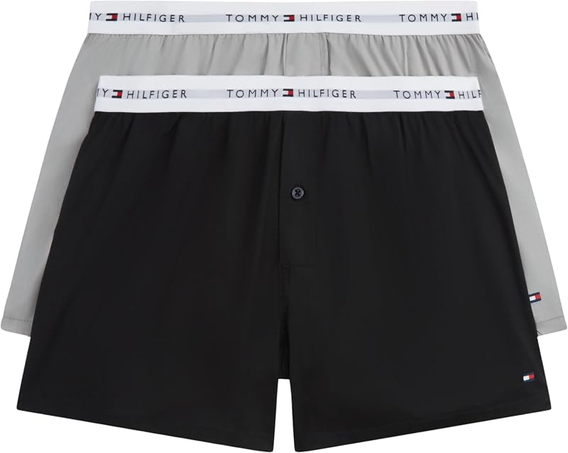 Boxer tissé 2P pour Homme UM0UM03871, Multi (Noir/Argent Antique), M — photo 1 sur 7