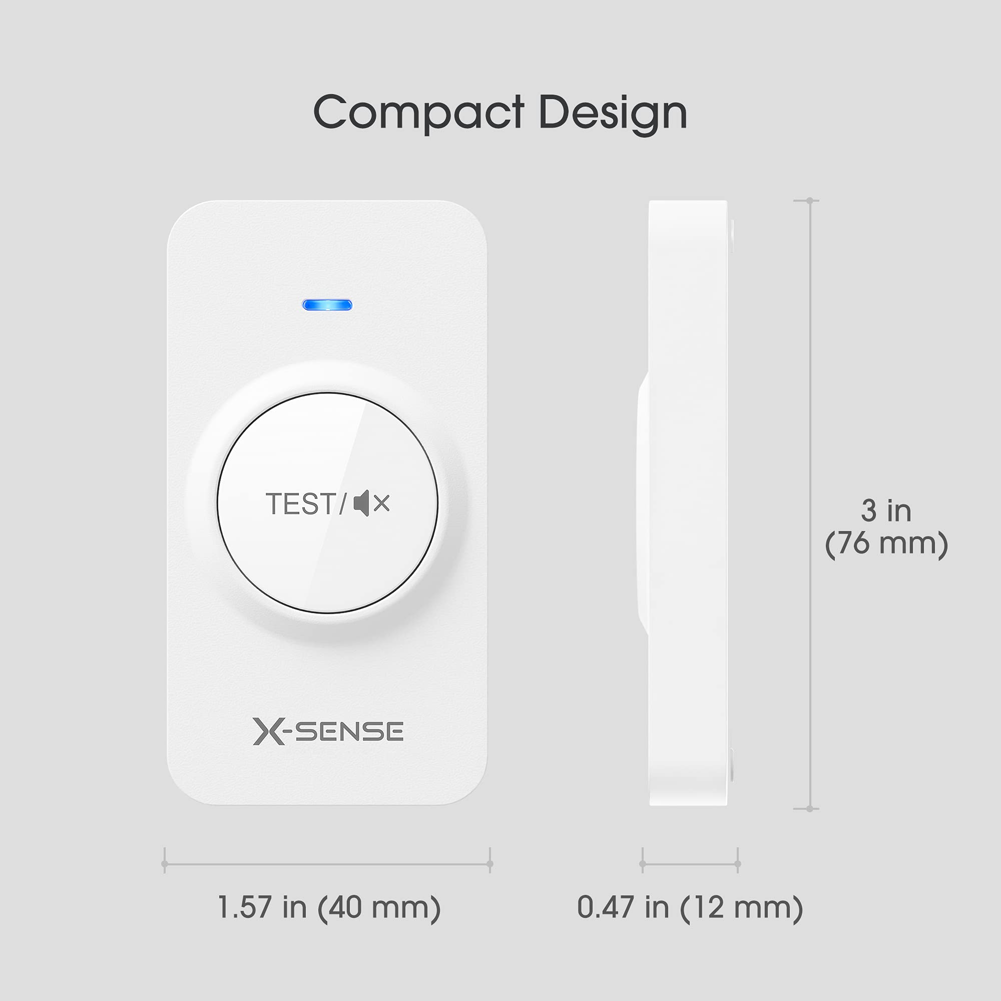 X-Sense Remote Controller RC01 Pro for X-Sense Link+ Wireless Smoke & Carbon Monoxide Detector Alarms (1-Pack)