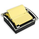 Post-it Note Dispenser, Black Base, 1 Dispenser, 1 Pad, 50 Sheets/Pad | Pop-Up Notes, Classroom or Office Supplies