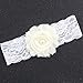 Miugle Baby Baptism Headbands Baby Girls Lace Headbands