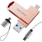 512GB 4in1 USB Flash Drive for Phone, No App Needed, USB 3.0 Memory Stick for Data Storage, Compatible with Phone, Pad, Andro