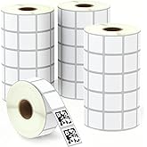 BETCKEY - 1" x 1" (25 mm x 25 mm) Square QR Code Labels Compatible with Zebra & More Label Printer,Premium Adhesive & Perforated [16 Rolls, 22080 Labels]