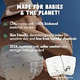 Naty Baby Nappies Newborn Size N 100 Count Plant-Based Skin Safe view 3