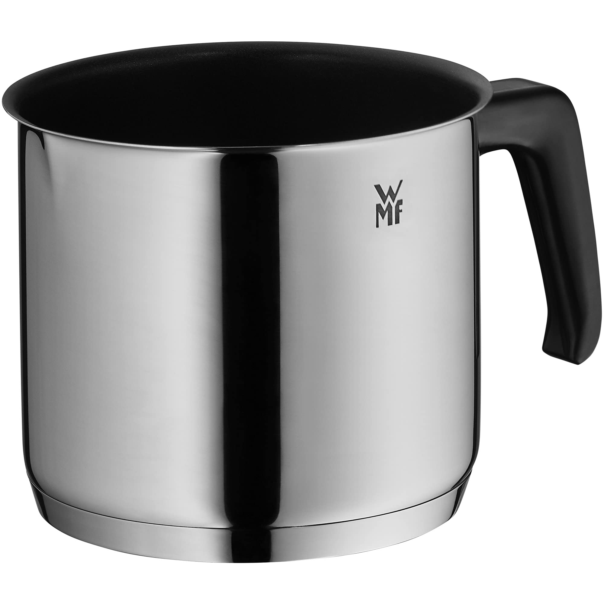 WMF 797819041 milk pot Ø 14 cm approx. l pouring rim Cromargan stainless steel brushed suitable for all stove tops including induction dishwasher-safe, Silver