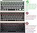 YYubao Silicone Shortcut Hot Key Keyboard Protective Cover Skin Compatible for Air 13 & Pro 13 15 17 (with/without Retina Display) ( Both US / European ISO Keyboard)