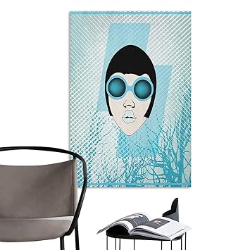 Amazon Com Alexandear Home Decor Decals Mural Indie Retro Woman
