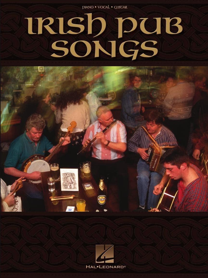 Irish Folk Songbook – Piano, Vocal, Guitar Sheet Music | Traditional Irish Pub Songs Collection | Easy-to-Play Irish Tunes for Sing-Alongs, Performances & Music Teacher Resources | Gift for Pianists