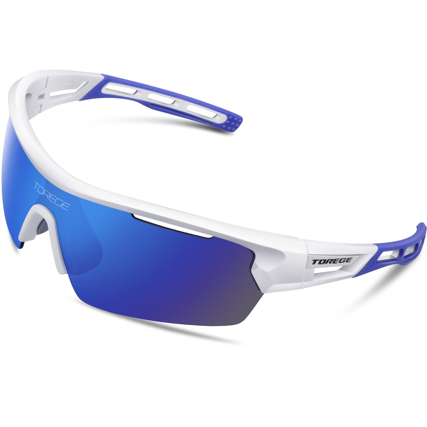 Torege Polarized Sports Sunglasses for Men Women Cycling Running