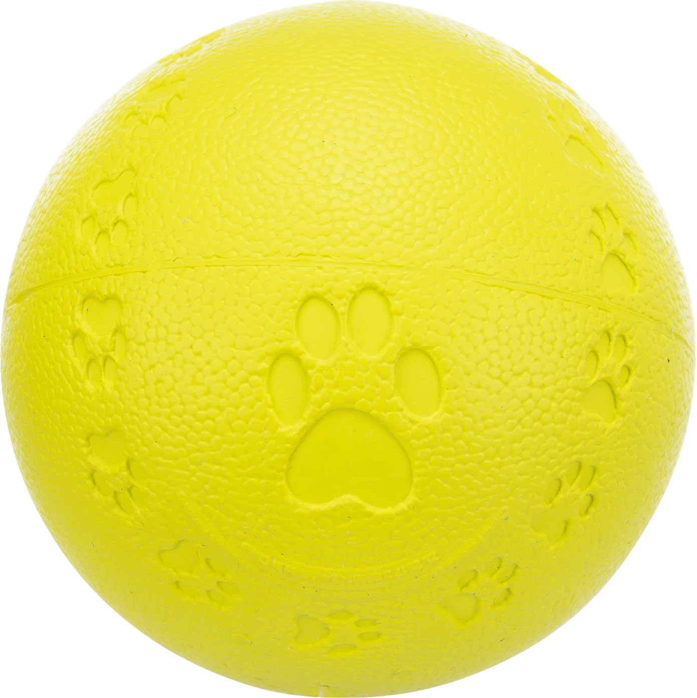 Trixie Natural Rubber Toy Dog Ball with Sound, 7 cm