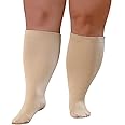 BODALA Plus Size Compression Socks: Wide Calf Compression Stockings for Men Women - Up to 7X Large 20-30 mmHg Compression Hose for Pregnancy Travel Running Nurses