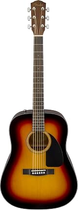 Fender CD-60 Dreadnought V3 DS Acoustic Guitar Walnut Fretboard Sunburst