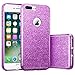 iPhone 7 Plus Case, Hanlesi Shiny Gradient Bling Cover Protective Case for Apple iPhone 7 Plus 5.5 inch, Purple