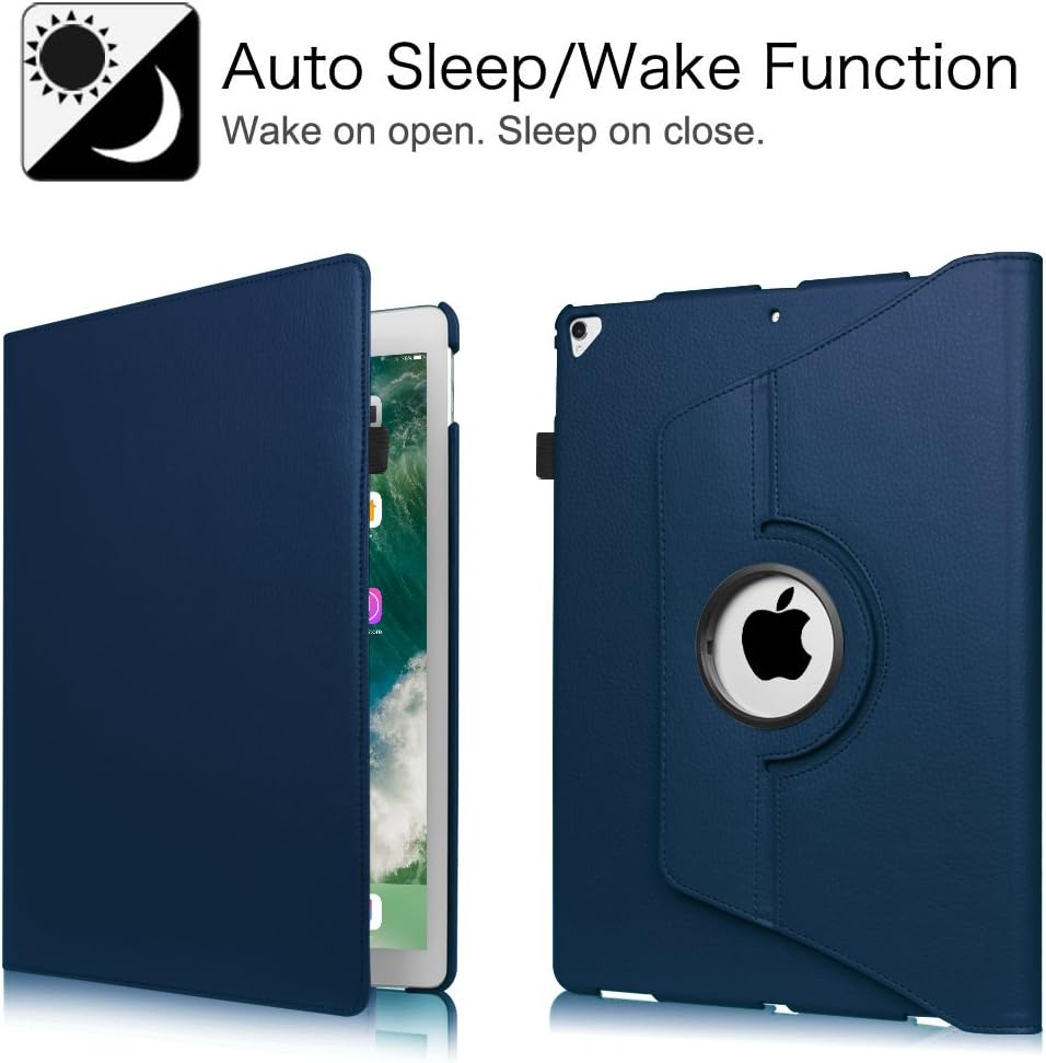 FINTIE Rotating Case for iPad Pro 12.9 (2nd Gen) 2017 / iPad Pro 12.9 (1st Gen) 2015-360 Degree Rotating Stand Case with Smart Protective Cover Auto Sleep/Wake - Image 3