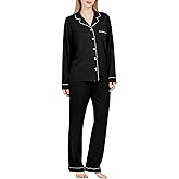 BAMBOO COOL Pajamas Set for Women Comfy Lounge Set Button Down Sleepwear Long Sleeve Pj Set
