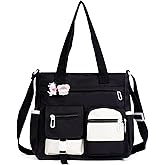 Phaoullzon Crossbody Cute Bag for Teens Kawaii Messenger Purse Nylon Shoulder Tote Bags