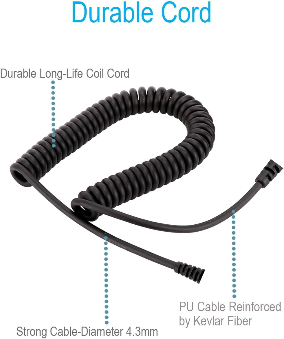 Compact Speaker Mic with Reinforced Cable for Kenwood Radios NX-220 NX-320 TK-2160 TK-2170 TK-2212 TK-2302 TK-2312 TK-2360 TK-2402 TK-3160 TK-3170 TK-3230 TK-3312 TK-3360 TK-3402, Shoulder Microphone: GPS & Navigation