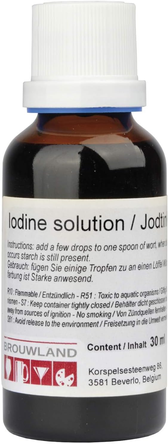 30ml Tintura di iodio per la Determinazione del Contenuto di amido in chillout Condimento 30ml Tintura di iodio per la Determinazione del Contenuto di amido in chillout Condimento