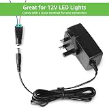 Lighting EVER 12V 2A Power Supply Adapter UK Plug 24W DC 100-240V 5.5x2.1mm LED view 6